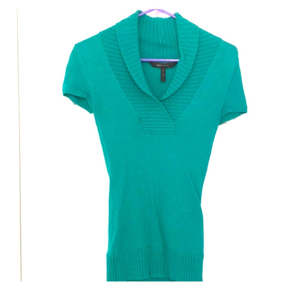 Teal BCBG Short Sleeve Sweater in Size XS
